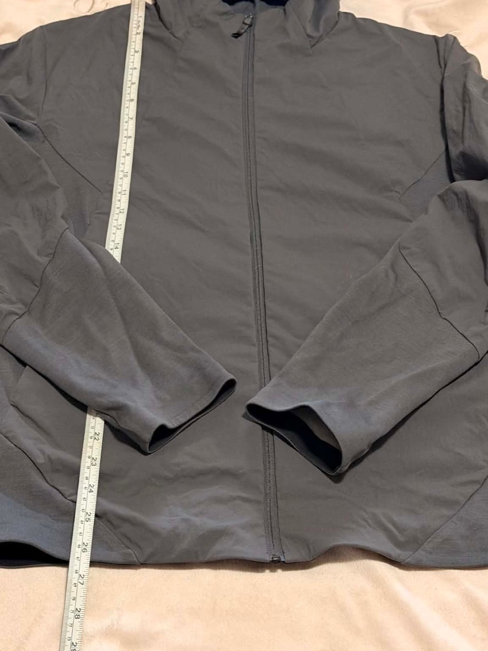 Arc'teryx Veilance Men's Dyadic Comp Hoodie Jacket Gray Sz M full zip sweater - Picture 10 of 12